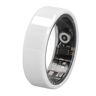 Annadue Smart Ring Health Tracker, IP68 Waterdichte Oplaadbare Fitnesstracker, Gezondheidstracker Slaaprecorder Hartslagmeter voor Dagelijks Gebruik Fitness (wit) (Nr. 10)