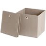 Schildmeyer Vouwdozen set van 2, naturel, 32 x 32 x 32 cm