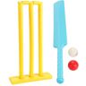 HEKARBAMILL Cricket Set Kids PP BPA- Cricket Bat Set Parent Child Cricket Game voor tuin, strand, thuisspel willekeurige kleur sportartikelen