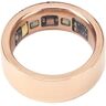 BROLEO Health Tracker Ring, lichaamstemperatuur Rose Gold Gezondheidsmonitor Ring Stap Tellen Draadloze APP met Oplader Case voor Dagelijks (nr. 20)