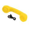 Generic Retro Telefoonhoorn, Draadloze Bluetooth-microfoon, Oplaadbare Ontvanger voor Mobiele Telefoongesprekken, voor Alle Mobiele Telefoons met BT, Stralingsbestendig (YELLOW)