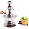 UIHECTA Wine Dispenser Machine, Wine Fountain Machine, 3-Tier Party Fountain, Juice and Wine Fountain, with LED Lighted Base, Festival Party Wedding Catering Equipment