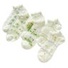LXYUTY Socks Socks Women's Summer Boat Socks Ultra-thin Breathable Lace Hollow Ice Silk Socks Silk Socks-c-one Size