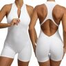 Generic 2024 Yoga-jumpsuits voor dames, work-out, sportjumpsuits voor dames, sportbodysuits en jumpsuits voor dames, sportjumpsuits, gekruiste rugvrije sportrompertjes, jumpsuits voor dames, feest,