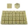 USHS 28 Stuks Rockwool Teelt Mat Rockwool Cubes Rockwool Leaf Teelt Grow Teelt Teelt Mat Bodemloze Teelt Hydrocultuurvoor kolonisatie en verplanten van groentestekken (4 x 4 x 4 cm)