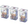 LocknLock Lock & Lock HPL809 pasta-/voedselvoorraaddoos, 1,3 l, 3 stuks