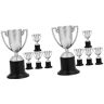 YARNOW 10 Stuks Trofee Trofeeën Voor Prijstrofeeën Plastic Trofeeën Medailles Standbeelden Kopjes En Trofeeën Prijsbekers Prijzen En Trofeeën Geschenken Mini Trofeeën Decoraties