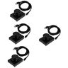 UKCOCO 4 Stuks Usb-volumeregeling Volume Knop Knoppen Voor Volumeregeling Inline Volumeregeling Multimediale Bediening Stilteknop Mini Knoppen Controleur Ijzer Pc