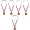 SUPVOX 5Pcs Metalen Medailles Metalen Medaille Decor Concurrentie Award Medaille Race Medaille Kleine Medaille Decor Kleine Race Award Medaille Awards Medailles Metalen Medaille