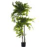 DRW Kunstplant van PU-ficus in groen, 160 x 25 x 25 cm