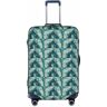 BREAUX Heldere Aqua Blue Print Bagage Beschermhoes, One Size, L, Geschikt voor bagage van 66-75 cm, helder aqua blauw, L, Heldere Aqua Blauw, L