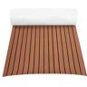 BuyWeek Jachtvloeren, EVA Teak Marine Foam Vloeren Mat Boot Vloeren Teak Jacht Marine Flooring 240 * 90 * 0,6 CM (Bruin)