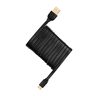 Arkas MBFL-20 zwarte kabel Micro USB 2.0 overdrachtsbandbreedte tot 480 MB/s 2 m zwart
