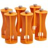 Bora Duizendpoot 6-delige risers set, accessoire voor  duizendpoot werkstandaards, verhoging werkhoogte, CA0506, oranje