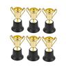 Yardwe 6 Stuks Mini Gouden Award Trofee Cup Mini Trofeeën Award Trofeeën Gouden Award Trofee Cups Trofeeën Mini Award Trofee Award Trofee Voor Feesten Aangepaste Prijs Herbruikbaar