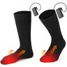 Akozon Elektrisch beheizte Socken, Winterbatteriebetriebene Outdoor-Skifahren-Wärme verdicken Socken voor Männer und Frauen