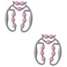 Gatuida 2 Stuks Ringartefact Handheld Pp Paarse Rolstok