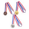 POPETPOP 3Pcs Medaille Concurrentie Medaille Award Gouden Medaille Sport Medailles School Sport Medaille Universele Medaille Metalen Award Medaille Zilveren Medaille