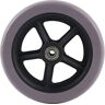 HOOLEEY 6 Inch Wheelchair Front Wheels Anti Slip Rubber Wheels for Disabled Old People Wheelchair