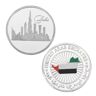 REIWAN Herdenkingsmunt Dubai Verzilverde Herdenkingsmunten Verenigde Arabische Emiraten Souvenir Munt Collectible Gift