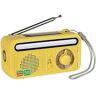 kawehiop AMFMSW-radio voor noodsituaties Handslinger Solar USB Opladen Solar Emergency Oplaadbare Handslinger Radio, geel