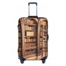 OPSREY Bibliotheek Boekenkast Gedrukt Reizen Bagage Mouwen Spandex Wasbare Bagage Mouwen voor 18-32 inch Bagage, Bibliotheek Boekenkast, X-Large