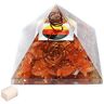 Blessfull Healing Reiki Healing Stone Fen Shui Gift Carnalian Stone met Potlood en Logo Piramide Chakra Energie met Seleniet Kubus-