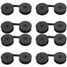 VENYAA 8 Pack Typemachine Lint Twin Spool Typemachine Lint Inkt Twin Spool Inkt Vervanging Deel voor de meeste Typemachine (zwart)