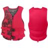 CJJZFO Zwemvesten Reddingsvest voor Volwassenen Reddingsvest voor Volwassenen Unisex Kinderen Drijfvest Zwemhulp Verstelbare Reddingsvest Volwassen Reddingsvest (Color : Red, Size : S)