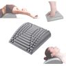 Homefantasy Rugredder, nekstrekker, lendenkussen, orthopedisch, rugstrekker en nekstrekker, 2-in-1, chiropractisch kussen, nekkraker ter verlichting, voor scoliose, herniated dis