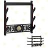 Z-fiber Sword Wall Mount Sword Holder Display Stand Padded Katana Wakizashi Genji and Samurai Swords Dragon Pattern,3 Tier