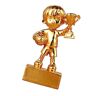 YARNOW schoolprijs spelprijs voetbal trofee hars trofee voetbal prijsuitreiking trofee hars ambachten gouden trofee onderscheiding trofee Amerikaans voetbal Klein cadeau kind