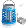 Fokayo Mozz Guard Mosquito Zapper, Zap Guardian, draagbare 3 in 1 draadloze muggenlamp, muggenzapper buiten, muggenzapper op zonne-energie voor huis, tuin, camping, picknick (1Pcs-Blue)