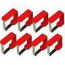 all-around24 8 x tafelkleedklemmen, tafelkleedklemmen, tafelkleedklemmen, tafelkleedhouder, klem voor tafelkleed/plafond (8 stuks, rood)