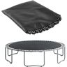 SAFWEL Trampolinespringstof Vervanging van trampolinematrassen, Trampolinespringstof, past op rond frame. (Color : Schwarz, Size : 13ft-(80 buckles))