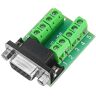 3 stks Female Head RS232 Turn Terminal Serial Port Adapter DB9 Terminal Connector