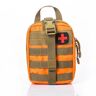 ZULOW Trauma EHBO-kit Molle Medical Pouch-Outdoor Medical Box Groot formaat overlevingstas EHBO-tas Medical Kit Bag EMT Emergency Bag (Color : Orange)