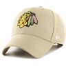 '47 Brand Snapback Cap NHL Chicago Blackhawks kaki beige