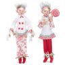 Raz Imports Seasonal RAZ Imports Kringle Candy Co. 40,6 cm Mogelijke Elf Asst van 2 (Wit/Rood)