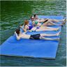 KEuLen Drijvende watermat water drijvende mat drijvende mat voor meer watermat -drijvende mat voor meer drijvende watermat, XPE drijvend eiland voor kinderen en volwassenen (kleur: blauw, maat: 2,7 m x