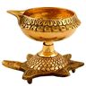 Zap Impex Traditionele messing olielamp messing Deep Diya Indiase olielamp Diwali Puja Lamp Kuber Tortoise Diya (1)