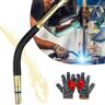 FETNHU Welding Gun Bending Pipe Bending Rod, Welding Gun Bending & Straight Pipe, 2024 New Welding Accessories, 200/350/500A Welding Kit Set, Brass Welding & Soldering, Bend Pipe and Rod (1PCS,200A)