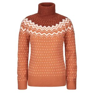 Fjällräven ÖVIK KNIT ROLLER NECK W  DESERT BROWN-AUTUMN LEAF