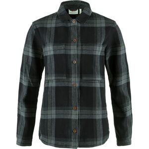 Fjällräven SINGI FLANNEL OVERSHIRT W  BLACK-IRON GREY