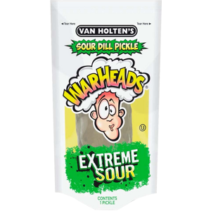 Van holtens Van Holten'S Sour Dill Pickle Warheads Extreme Sour 142g