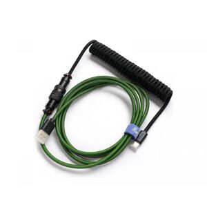 Ducky Premicord Pine Green - Coiled Cable
