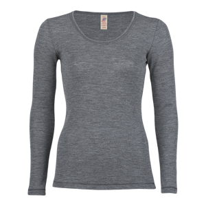 Bluse 100% Merinoull Slate fra Engel Natur - 1 Stk