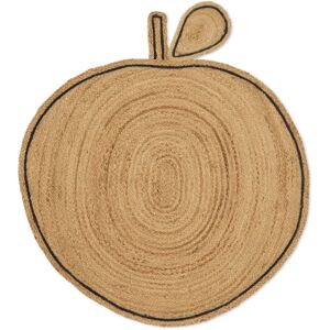 ferm LIVING Apple braided juteteppe Natural