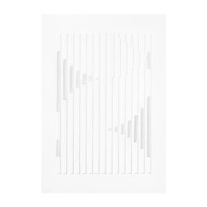 MOEBE Relief kunstverk organic lines 29,7 x 42 cm Off White
