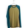 BURTON MIDWEIGHT X BASE LAYER CREW WMN SHADED SPRUCE MARTINI OLIVE S  - SHADED SPRUCE MARTINI OLIVE - female